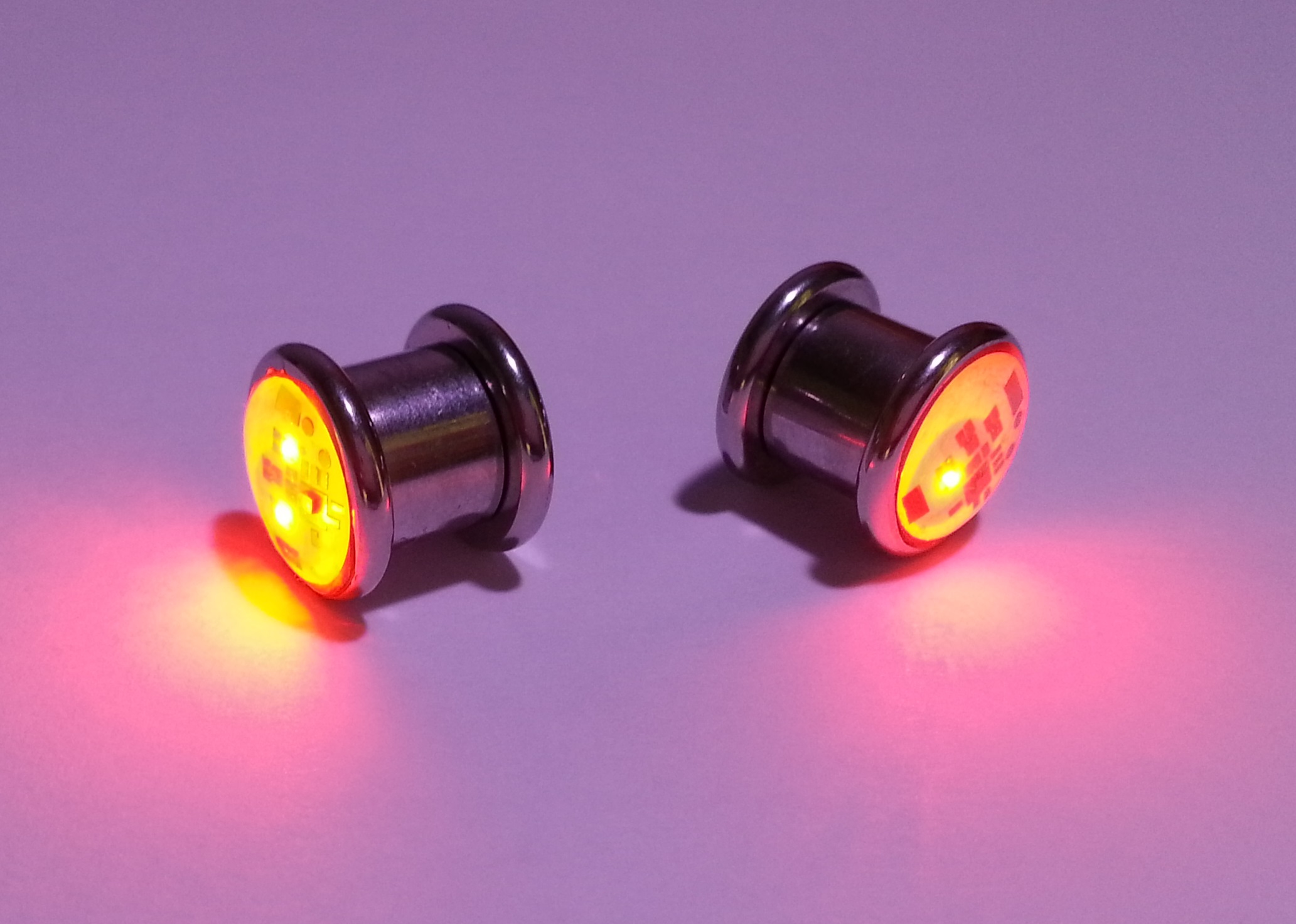 LED Light up Ear Gauge Plug