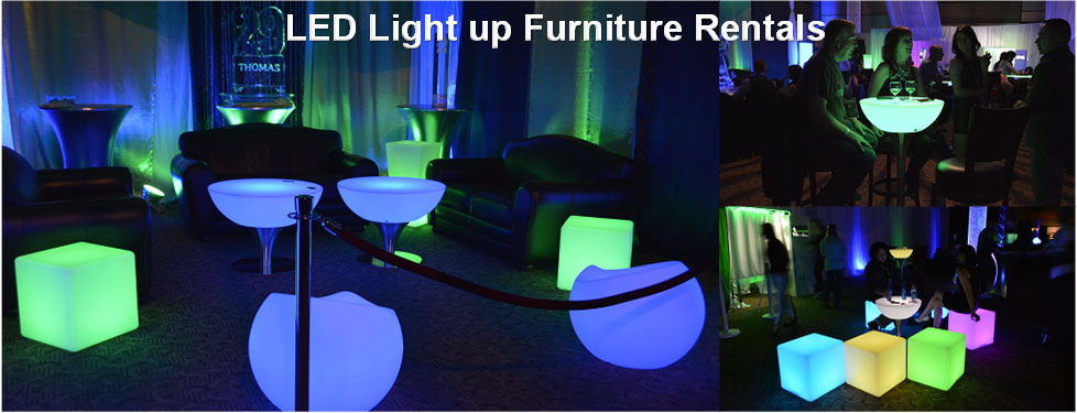 led chairs for rent