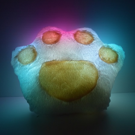 light up glow pillow