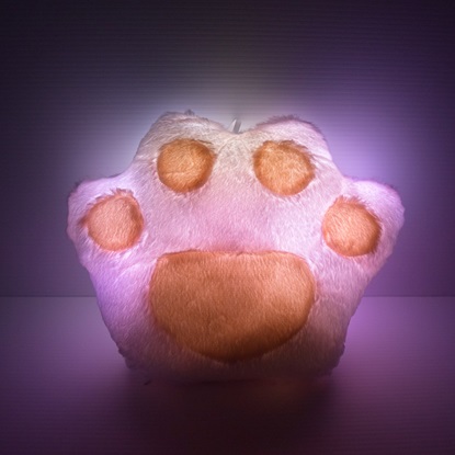 glow paw pillow light up 1