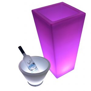 Light up Flower Pot & Ice Bucket