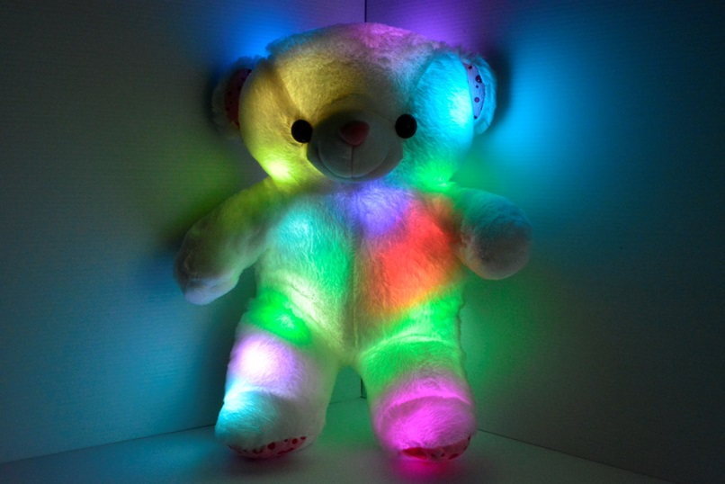 Glow teddy bear pillow pet