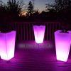 LED Light up Tall flower pot for outdoor or indoor