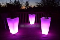 LED Light up Tall flower pot for outdoor or indoor